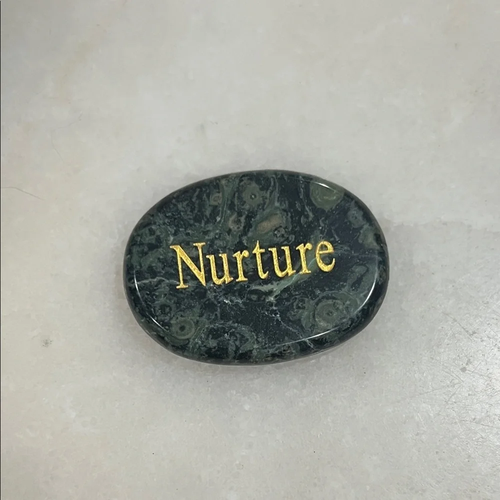 Inspirational Stone Set with Desire, Nurture, Clarity